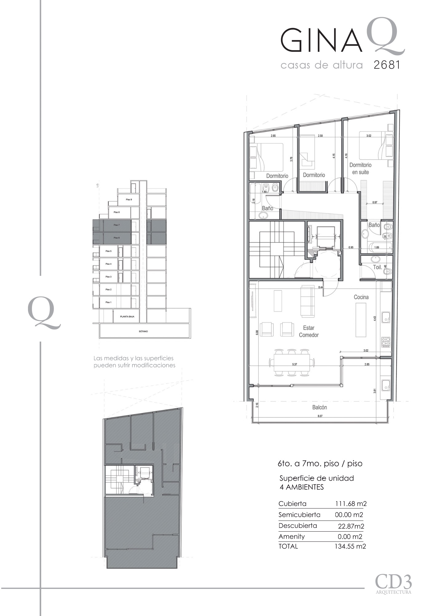 GINA Saavedra — Plano